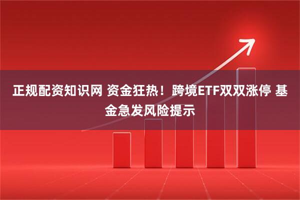 正规配资知识网 资金狂热！跨境ETF双双涨停 基金急发风险提示